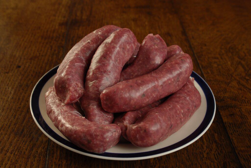 Port and Cranberry Wild Venison Sausages